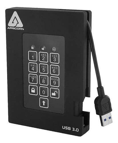 Apricorn 2tb Aegis Padlock Fortress Fips 140-2 Validado