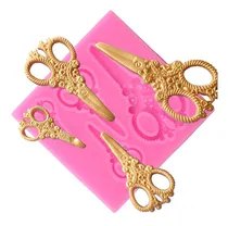 Comprar Molde Silicona Tijeras Fondant Porcelana Pasta De Goma