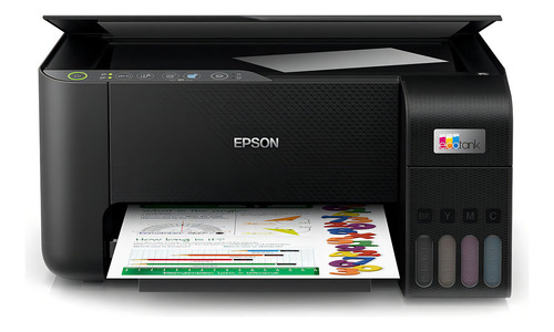 Impresora Multifunción A Color Epson Ecotank L3250 Con Wifi 220v Negro
