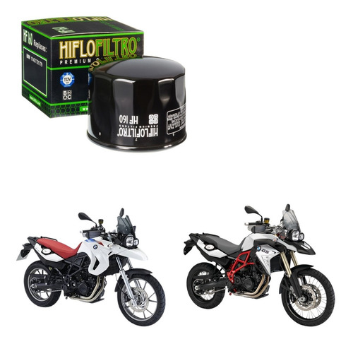 Filtro De Aceite Hiflo Filtro Hf-160 P/ Bmw F 650gs F 800gs