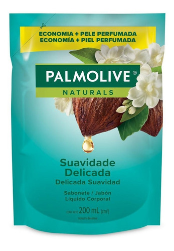 Sabonete Líquido Palmolive Naturals Suavidade Delicada 200ml