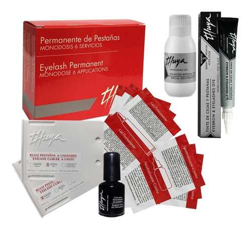 Kit Thuya Permanente De Pestañas Monodosis + Tinte De Cejas