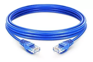 Cable De Red Rj45 10m Cat Utp E5 Azul Internet Nuevo C/tda