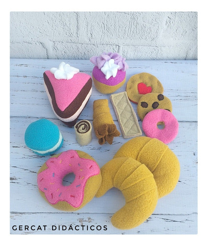 Set Dulce Gercat Didacticos - Comidita De Tela