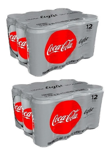 Refresco Coca-cola Light 24 Pzas De 355 Ml C/u