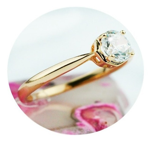 Imagen 1 de 10 de Anillos Compromiso Oro 18k Joyas Joyeria Sortijas Elegante