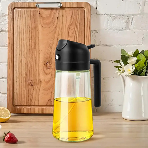 2en1 Aceitera De Cocina Y Atomizador De Aceite De Cocina