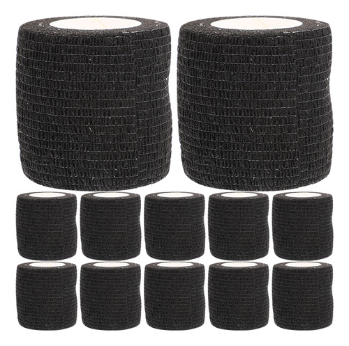 Cinta Venda Elástica Cohesiva Autoadherible 4.5m* 5cm 12pcs Negro