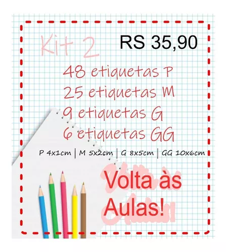 Kit Etiqueta Escolar - Mulher Aranha