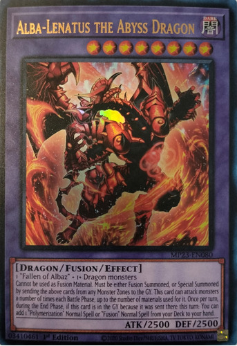 Yugioh! Alba - Lenatus The Abyss Dragon Mp23-en080