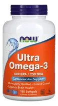 Comprar Suplemento de cápsulas blandas Ultra Omega 3 de Now Now Foods Ultra Omega 3, en bote, en una unidad