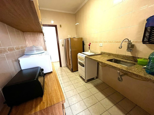 Imagem 10 de 20 de Vendo Apartamento De 1 Dorm Mobiliado Com Vista Mar Na Ocian Em Praia Grande 255 Mil!