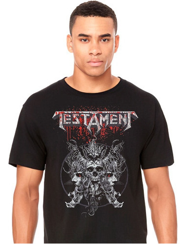 Testament - Skull & Blood - Polera -  Thrash - Cyco Records