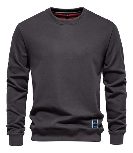 Sudadera Deportiva Sólida De Mezcla De Algodón A La Moda