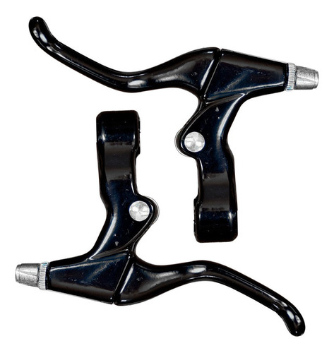 Manete Maçaneta De Freio Bike Aluminio V-brake Cores Cor Preto/preto