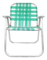 Comprar Silla Plegable Playera Camping Aluminio Nylon Ecology  