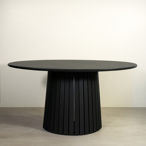 Mesa De Comedor Nara Redonda De Mdf/chapa De Madera 120cm