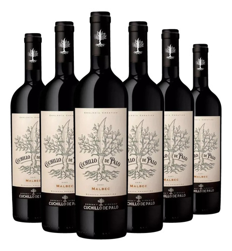 Vino Cuchillo De Palo Malbec  6x750cc