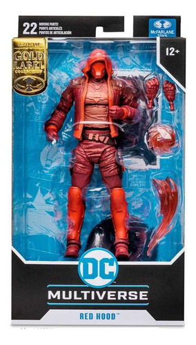 Mcfarlane Figura Dc Gaming Red Hood Monochromatic  (Reacondicionado)