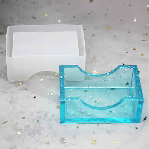 Molde De Silicona Para Posavasos De Resina, 3 Unidades, Mold