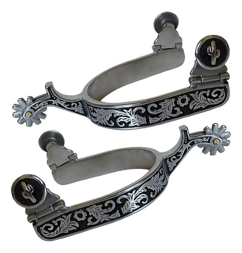 2x Espuelas De Equitación Espuela De Vaquero Occidental