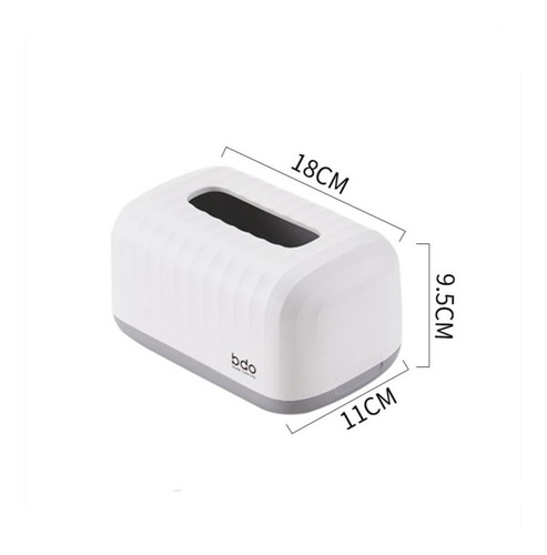 Imagen 2 de 6 de Porta Tissue Pañuelo Organizador Papel Caja Servilleta Linea