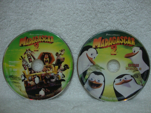 Dvd Duplo Original Madagascar 2- Com Luva (Usado)