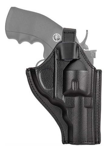 Holster Revolver Funda Asg 2.5-4 Inch Pistolera Xtreme P Color Negro Orientación De La Mano Diestro