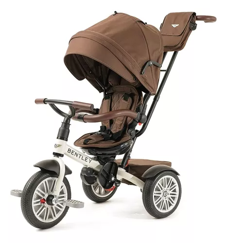 Bentley Kids Trike - Bicicleta todoterreno 6 en 1, diseñada oficialmente  por Bentley Motors Reino Unido; el triciclo de bebé a niño grande es una