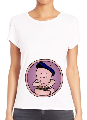 Remera De Mujer Baby Shower Embarazada Bebe Varios Modelo 5