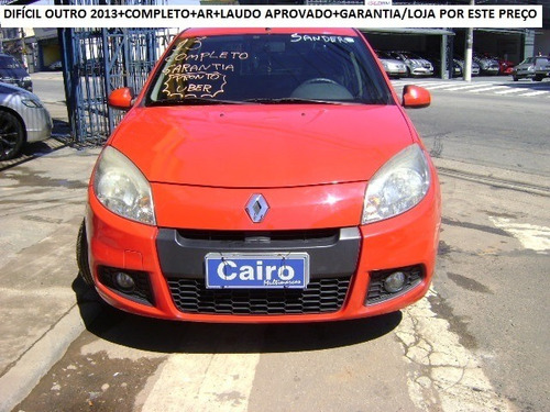 Renault Sandero 1.0 Expression Hi-flex 5p Completo Vermelho