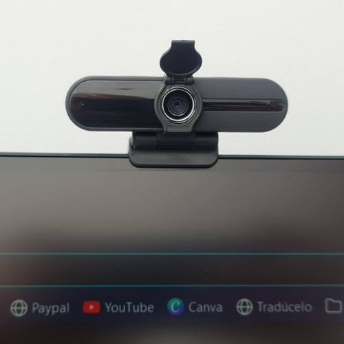 Webcam 4k Micrófono Estéreo Con Soporte Para Monitor