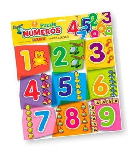 Rompecabeza De Numeros 9 Piezas Duravit Tiendajyh