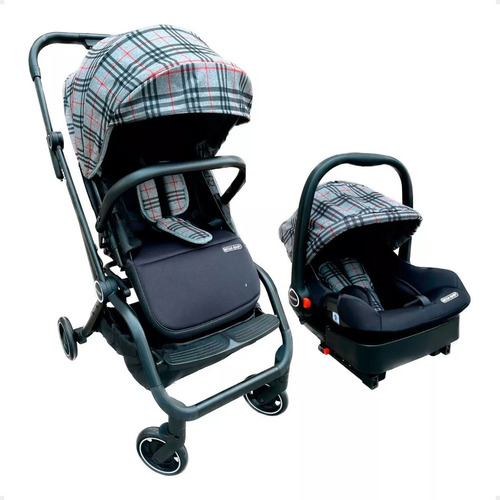 Coche Bebe Huevito Base Isofix Gira 360 Grados Plegable Java