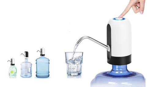 Imagen 8 de 10 de Dispensador Agua Electrico Dispensador Usb Recargable Botell