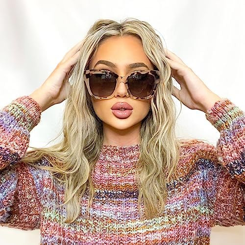 Diff Bella Gafas De Sol Cuadradas Extragrandes Para Mujer Pr