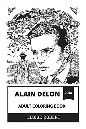 Alain Delon Adult Coloring Book Screen Sex Symbol And French