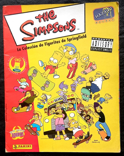 Album De Figuritas The Simpsons Springfield Completo