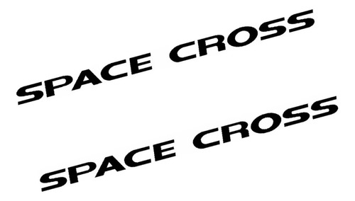 Adesivos Laterais Portas Traseira Volkswagen Spacecross Fgc
