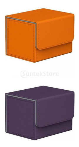 2x Premium Trading Card Deck Box Storage Para Mtg Card