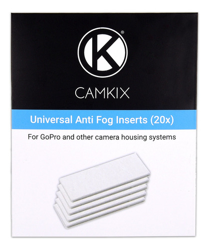 Camkix Insertos Antivaho Compatibles Con Hero 4 Black, Silve