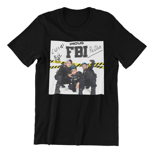 Playera Picus Fbi Música Piculines Reggaetón Juvenil Flow