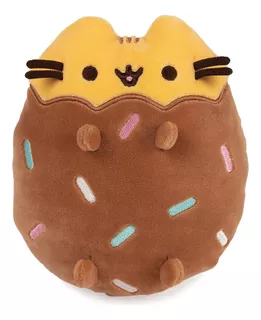 Peluche Pusheen Cat Galleta Sumergida En Chocolate 17cm Gund