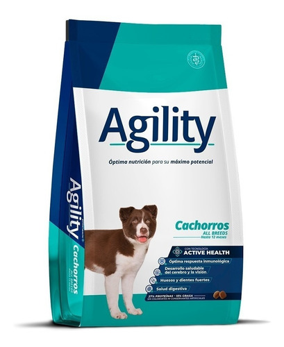 Alimento Agility Agility para cachorros para perro cachorro todos los tamaños sabor mix en bolsa de 15kg
