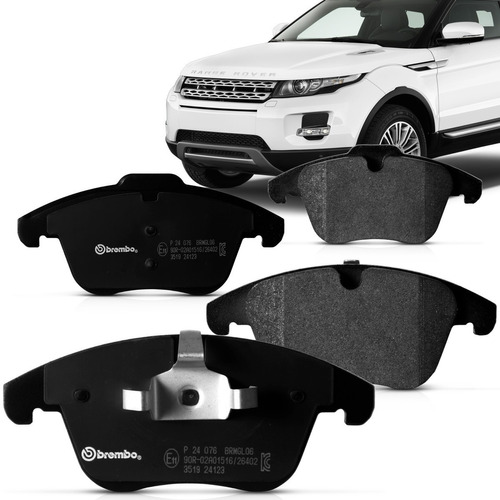 Jogo Pastilha Freio Dianteira Evoque 12 A 14 2015 Low Metal