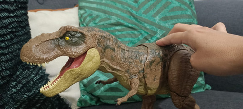 Dinosaurio Trex Jurassic World Mattel Con Sonido (Usado)