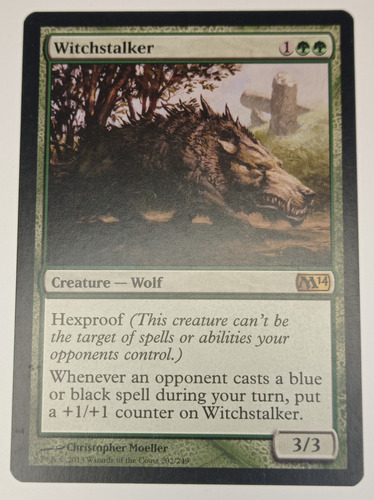 Carta Magic Witchstalker [m14] Mtg Wolf