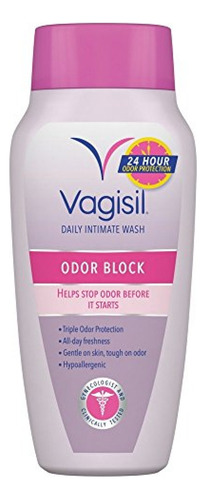 Vagisil Odor Block Daily Intimate Vaginal Wash 12 Oz