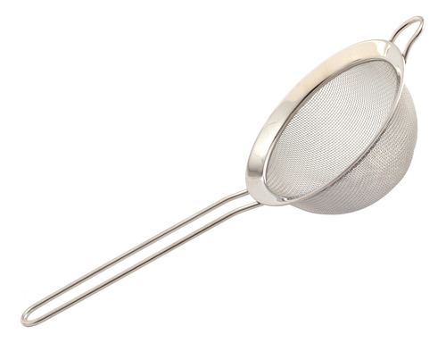 Colador De Acero Inoxidable 10 Cm Plateado 1 Unidad