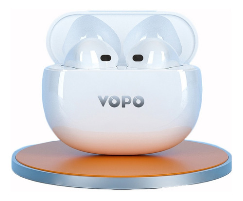 Audífonos In-ear Inalámbricos Vopo V23 Bluetooth 5.3 Blanco